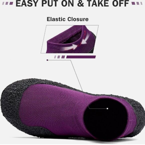 SARUARO BAREFOOT SOCK SHOES NON-SLIP WATER YOGA SHOES - Picture 6 of 14